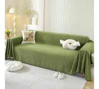 SHANNA Fundas Sofa Cubre Sofas Universal, Chenilla Lisa Cara Fundas para Sofas 2 Plazas, Protector de Muebles para Perros, Antideslizante Antimanchas Protector Fundas de Sofa