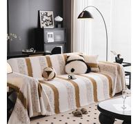 SHANNA Fundas Sofa Cubre Sofas Universal, Terciopelo Cómodo Cara Fundas para Sofas 2 y 3 Plazas, Protector de Muebles para Perros, Antideslizante Antimanchas Protector Fundas de Sofa