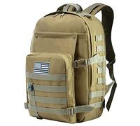 SHANNA Mochila militar de 45 l, impermeable, táctica Crossfit, gran viaje, muelles de asalto para caza, senderismo, camping y otras actividades de montaña