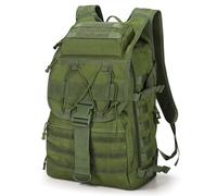 SHANNA Mochila Militar Utilidad 50L Tactica, Mochila Crossfit Gran Capacidad Paquete de Asalto Molle, Mochilas de Emergencia de 3 Días para Caza Senderismo Acampada y Actividad al Aire Libre (Verde)