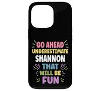 Shannon Personalized Women's Gift Custom Shannon Carcasa para iPhone 13 Pro