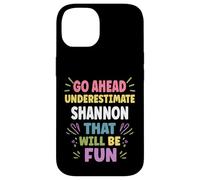 Shannon Personalized Women's Gift Custom Shannon Carcasa para iPhone 14
