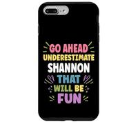 Shannon Personalized Women's Gift Custom Shannon Carcasa para iPhone 7 Plus/8 Plus