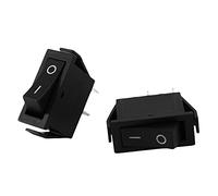 shanpu 2 x Interruptor Basculante ON-OFF 2 Posicion SPST 2 Pin 16A/250V 20A/125V CA