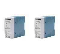 shanpu 2X MDR-60 5V 60W DIN Fuente de Alimentación de Carril AC/DC Fuente de Alimentación del Regulador de Voltaje del Conductor 110V 220V