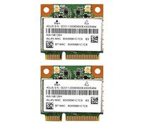 shanpu 2X para AzureWave AW-NB097H AW-NB100H AW-NB126H AR3012 AR5B225 Half Mini PCI-E WiFi BT4.0 WLAN Tarjeta Inalámbrica