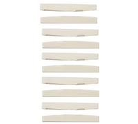 shanpu Guitarra Acústica de 6 Cuerdas Con Puente de Hueso Y Piezas de Guitarra Con Ranurada (Paquete de 10)