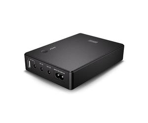 Shanqiu SAI Mini UPS para WiFi, Router, Módem, Cámara de Vigilancia, Entrada AC Salida 5V USB 5V 9V 12V DC 2A (37Wh)