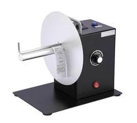 SHANRROW Rebobinadora automática de etiquetas, rebobinadora bidireccional de códigos de barras de etiquetas, diseño de succión magnética, montaje y desmontaje en un segundo, para entrega rápida y