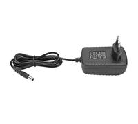 Shanrya Adaptador de Corriente Externo, Conector Negro de 3/4 Pines 100-240V 12V 2A Cargador 8 Pies de Longitud para Cámara IP para Enrutador Inalámbrico (Enchufe de la UE)