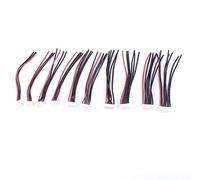 Shanrya Adaptador de Equilibrio, Cable Conector de Equilibrio 10 Piezas Cable de Silicona Adaptador Enchufe Cable de Cargador de Equilibrio para Enchufes de Cargador Imax Modelo B6