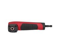 Shanrya Adaptador de Taladro Atornillador de Impacto de 90 Grados, Mango de Goma, Adaptador de Taladro de Ángulo Recto de Onda de Choque Multifuncional Conveniente para Taladrar