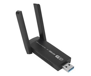 Shanrya Adaptador USB Inalámbrico, USB 3.0 WiFi Dongle Antena Dual Banda Dual para la Familia