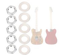 Shanrya Antideformación No Es Fácil de Dañar Tuercas de Guitarra Eléctrica, Accesorio de Guitarra Eléctrica, para Amantes de los Instrumentos Profesionales Guitarras Eléctricas bajo(M8)