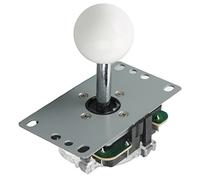Shanrya Arcade Joysticks Kit, Arcade Joysticks Parte Bola Extraíble Resistencia a Altas Temperaturas para Juegos de Computadora (Blanco)