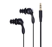 Shanrya Auriculares Impermeables, Auriculares Inalámbricos con Enchufe de 3,5 Mm para Correr para Practicar Surf para Nadar(Negro)