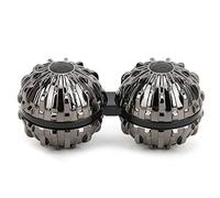 Shanrya Bola de Masaje Giroscopio de Masaje, aleación de Zinc Bola de Masaje combinada Alivio del Dolor Giroscopio Giratorio Masajeador Juguete de relajación para Decoración del Dormitorio(Pistola)
