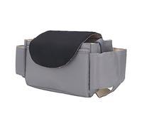 Shanrya Bolsa Colgante para Cochecito, Bolsa de Almacenamiento de Nailon Impermeable para Cochecito, Amplia Aplicación para Cama de bebé para Toallero (Gris Elegante)