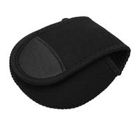 Shanrya Bolsa de Cubiertas para Carretes de Pesca, Cubierta Protectora Elástica para Ruedas de Pesca Resistente Al Desgaste Impermeable Diseño de Bucle de Gancho Lona + PU Fácil Operación para