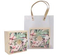 Shanrya Bolsa de Embalaje, Caja de Regalo de Celebración, Juego de PVC 2 para el Día de Valentín, Caja de Dulces para Bodas, Bolsa de Embalaje de Regalo(Huayu)