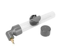 Shanrya Boquilla de Aguja de 260ml, Comedero Automático para Pájaros, Jaula Colgante para Pájaros, Bebedero Automático, Valla Fácil de Instalar para Loros Grandes y Loros Pequeños (Gris)