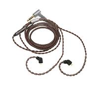 Shanrya Cable de actualización de auriculares, Cable de auriculares de repuesto de 2 pines de 0,78 mm de reducción de ruido OFC Core para AS06 para QT2 para ZS5 ZS6