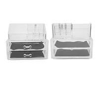 Shanrya Caja de Almacenamiento de Cosméticos, Caja de Almacenamiento de Maquillaje Desmontable Duradera para Almacenar Herramientas de Belleza para Almacenar Cosméticos