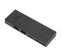 Shanrya Caja SSD con Llave M, Caja SSD Nvme de Aleación de Aluminio M.2 NVME/NGFF de 10 Gbps como Máximo para Escritorio (Negro)