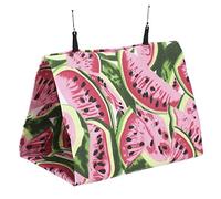 Shanrya Cama Colgante para pájaros Hamaca para pájaros Cama Colgante para Cuevas Hamaca para pájaros, Cama para Cuevas para Mascotas, búho, Hamaca para pájaros, Hamaca(Watermelon, Large)