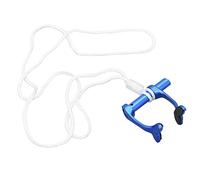 Shanrya Clip de Nariz de Buceo Libre, Tapón de Nariz de Natación Antideslizante Diseño Dividido Preciso ángulo Ajustable de 25 Grados para Entrenamiento de Buceo(Azul)