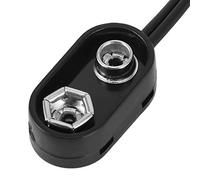 Shanrya Conector a Presión de Batería, Conector a Presión Conector de Clip de Batería de 9 V Adaptador de Fuente de Alimentación para Pedal de Efectos de Guitarra