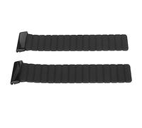 Shanrya Correa de Reloj, Correa de Reloj de Silicona Flexible de 26 Mm, Liberación Rápida Resistente Al Desgaste para Fitness (Negro)