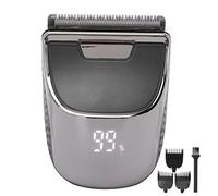 Shanrya Cortadora de Pelo Eléctrica, Cortadora de Pelo de Aleación Impermeable Recargable con Cepillo de Limpieza de Peine de Límite Cable USB para el Hogar para Peluquería para Hombres