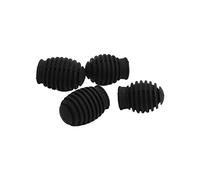 Shanrya Cubierta para Baquetas, 4 Puntas de Práctica Silenciosas Silicona Resistente Al Desgaste para Instrumentos de Percusión