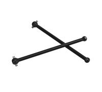 Shanrya Dogbone, Mejor Control 2 Piezas 107 Mm a Prueba de óxido Eje de Transmisión Trasero de Acero de Gran Potencia para Reemplazo de Coche RC (Negro)