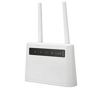 Shanrya Enrutador Inalámbrico 4G, Enrutador WiFi 4G Señal Estable Conector de la UE 300 Mbps para Oficina