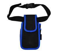 Shanrya Estuche para Herramientas, Estuche para Herramientas Estuche para Cintura Abertura Grande para Trabajos de Mantenimiento(Borde Azul)