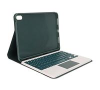 Shanrya Estuche para Tableta, ángulo Ajustable Estuche para Teclado Inteligente Profesional Recorte Preciso Despertador Automático con Panel Táctil para 10.9 Pulgadas 2022 Generación 10 (Verde)