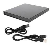 Shanrya Estuche para Unidad óptica Estuche Compacto para Disco Duro Externo de Alta Velocidad portátil VCD DVD CD Unidad Externa Juego de PC con Ahorro de energía para computadora portátil Oficina