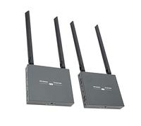 Shanrya Extensor WiFi Señal Estable Duradera 100-240V H.264 HD Kit Extensor de Interfaz Multimedia Penetrante en la Pared para Enseñanza de Reuniones para TV (Enchufe de la UE)