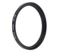 Shanrya Filtro de Lente MC UV, Filtro de Lente de Protección UV de Alta Definición a Prueba de Polvo Marco de Aluminio a Prueba de Aceite para Cámara DSLR(49 mm)