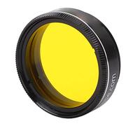 Shanrya Filtro de telescopio de Color Fácil de Usar Filtro de telescopio Amarillo Filtro Amarillo con Almacenamiento para 1.25 Ocular de telescopio