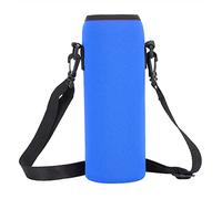 Shanrya Fundas para Botellas, Funda para Botella de Agua de 1000 Ml para Exteriores(Azul)