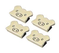Shanrya Hebilla de Metal para lechones, Hebilla Decorativa de Metal Resistente al Desgaste para Bolsas de Bricolaje para decoración de Jeans(8 * 6 * 1cm-Verde Antiguo B01-51-52060)