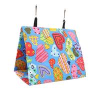 Shanrya House Hideout Tienda de Pájaros Colgante Colorida y Práctica para Jaulas de Ninfas (17 * 11 * 15 CM)