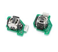 Shanrya Joystick 3D Izquierdo Y Derecho Rocker Gamepad Módulo de Repuesto Piezas Chipset Profesional Duradero Luz para Wiiu Game Handle