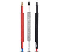 Shanrya - Juego de 3 Prensadores de Mano para Reloj, Herramienta de Reparación de Relojeros, Kit de Ajuste de Empujador de Mano para Reloj, Kit de Herramientas de Reparación de Reloj de Pulsera para R