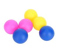 Shanrya Juego de 6 Pelotas de Waterpolo de PVC Respetuoso con el Medio Ambiente para decoración del hogar para Palos de Playa al Aire (Rojo, Amarillo y)