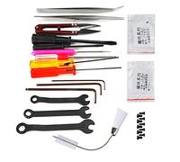 Shanrya Kit de herramientas para máquina de coser overlock tornillo cepillo, destornillador Phillips / ranurado, llaves para máquina de coser overlock