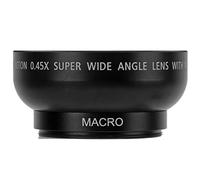 Shanrya Lente Gran Angular de 46 Mm, Lente Gran Angular de Visión Amplia, Alta Transmitancia para Lente de Apertura de Filtro de 46 Mm